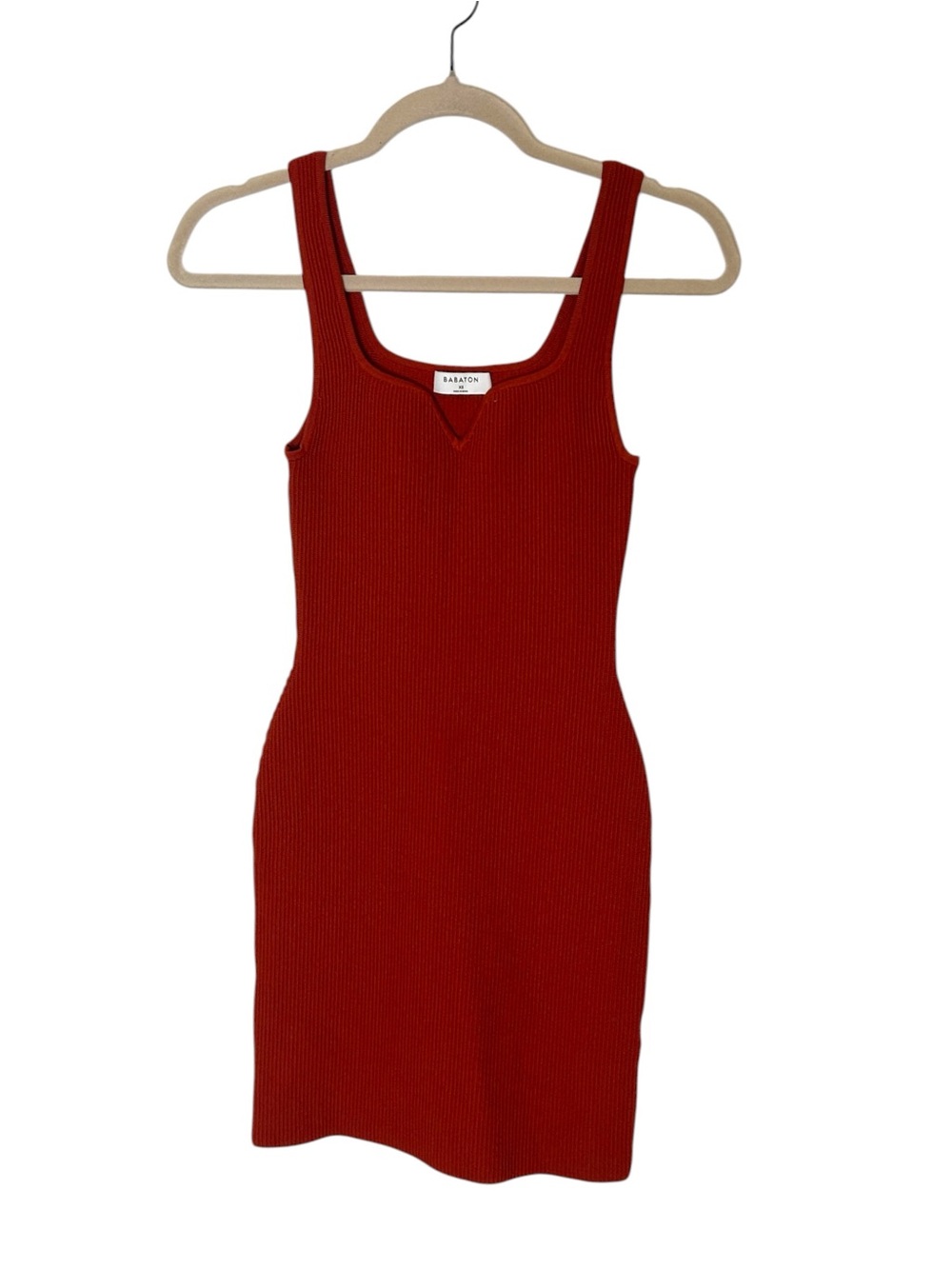 Aritzia Babaton Sculpt Knit Notch Dress- Size XS